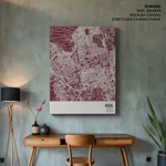 Strip below poster red map of Giza