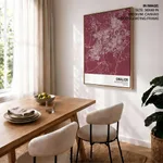 Strip below poster red map of Gwalior