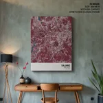 Strip below poster red map of Kajang