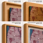 Strip below poster red map of Khartoum