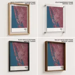 Strip below poster red map of Kochi