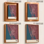 Strip below poster red map of Kochi