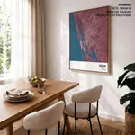 Strip below poster red map of Kochi