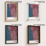 Strip below poster red map of Mangalore