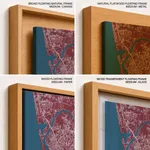 Strip below poster red map of Mangalore