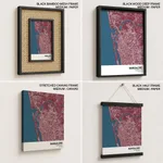 Strip below poster red map of Mangalore