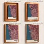 Strip below poster red map of Mangalore