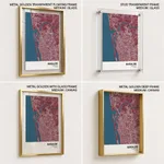 Strip below poster red map of Mangalore