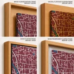 Strip below poster red map of Narayanganj