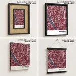 Strip below poster red map of Narayanganj