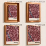 Strip below poster red map of Narayanganj