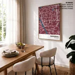 Strip below poster red map of Narayanganj