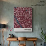 Strip below poster red map of Narayanganj