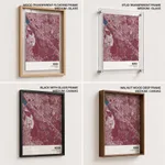 Strip below poster red map of Noida