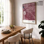 Strip below poster red map of Noida
