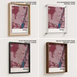 Strip below poster red map of Omdurman