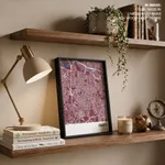 Strip below poster red map of Osasco