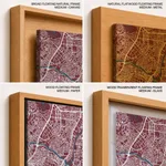 Strip below poster red map of Pasig