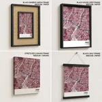 Strip below poster red map of Pasig