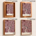 Strip below poster red map of Pasig