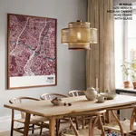 Strip below poster red map of Pasig