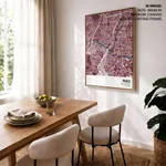 Strip below poster red map of Pasig