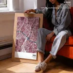 Strip below poster red map of Pasig