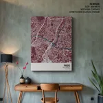Strip below poster red map of Pasig
