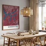 Strip below poster red map of Sao Bernardo Do Campo