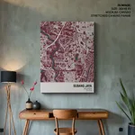 Strip below poster red map of Subang Jaya