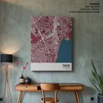Strip below poster red map of Taguig