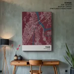 Strip below poster red map of Thane