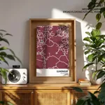 Strip below poster red map of Ulhasnagar