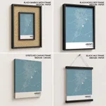 Strip below poster sky blue map of Amravati