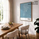 Strip below poster sky blue map of Amravati
