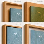 Strip below poster sky blue map of Belo Horizonte