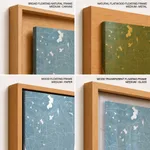 Strip below poster sky blue map of Chennai