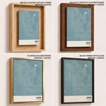 Strip below poster sky blue map of Jaipur