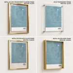 Strip below poster sky blue map of Jaipur