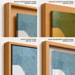 Strip below poster sky blue map of Los Angeles