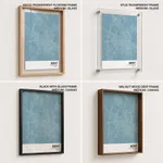 Strip below poster sky blue map of Meerut