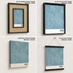 Strip below poster sky blue map of Meerut