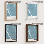 Strip below poster sky blue map of Narayanganj