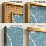 Strip below poster sky blue map of Narayanganj
