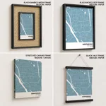 Strip below poster sky blue map of Narayanganj