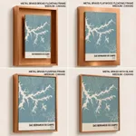 Strip below poster sky blue map of Sao Bernardo Do Campo