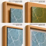 Strip below poster sky blue map of Taguig