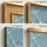 Strip below poster sky blue map of Taguig