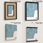Strip below poster sky blue map of Taguig