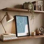 Strip below poster sky blue map of Taguig